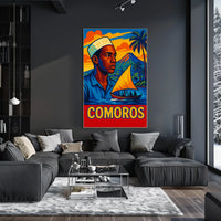 Comoros Vibrant Island Life Poster