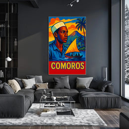 Comoros Vibrant Island Life Poster