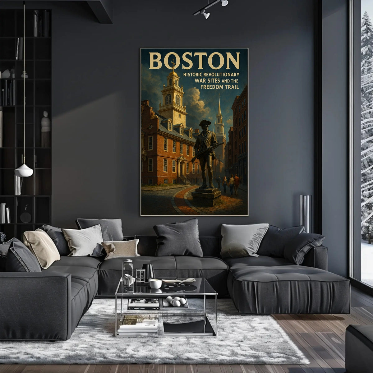 Boston Freedom Trail Poster