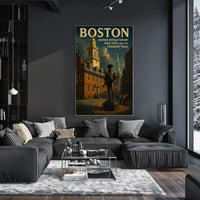 Boston Freedom Trail Poster