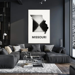 Missouri Landscape Art Poster