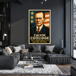 Calvin Coolidge 30th President Poster