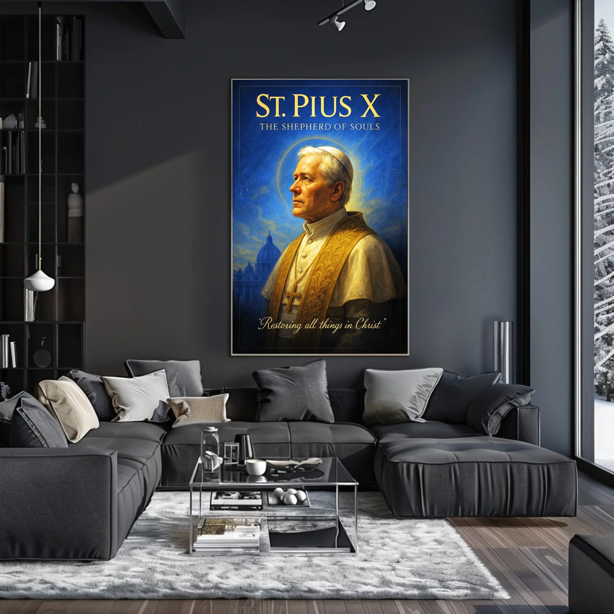 St. Pius X The Shepherd of Souls Poster PosterGoat