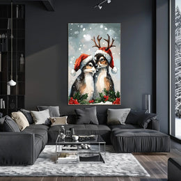 Festive Woodland Friends Poster