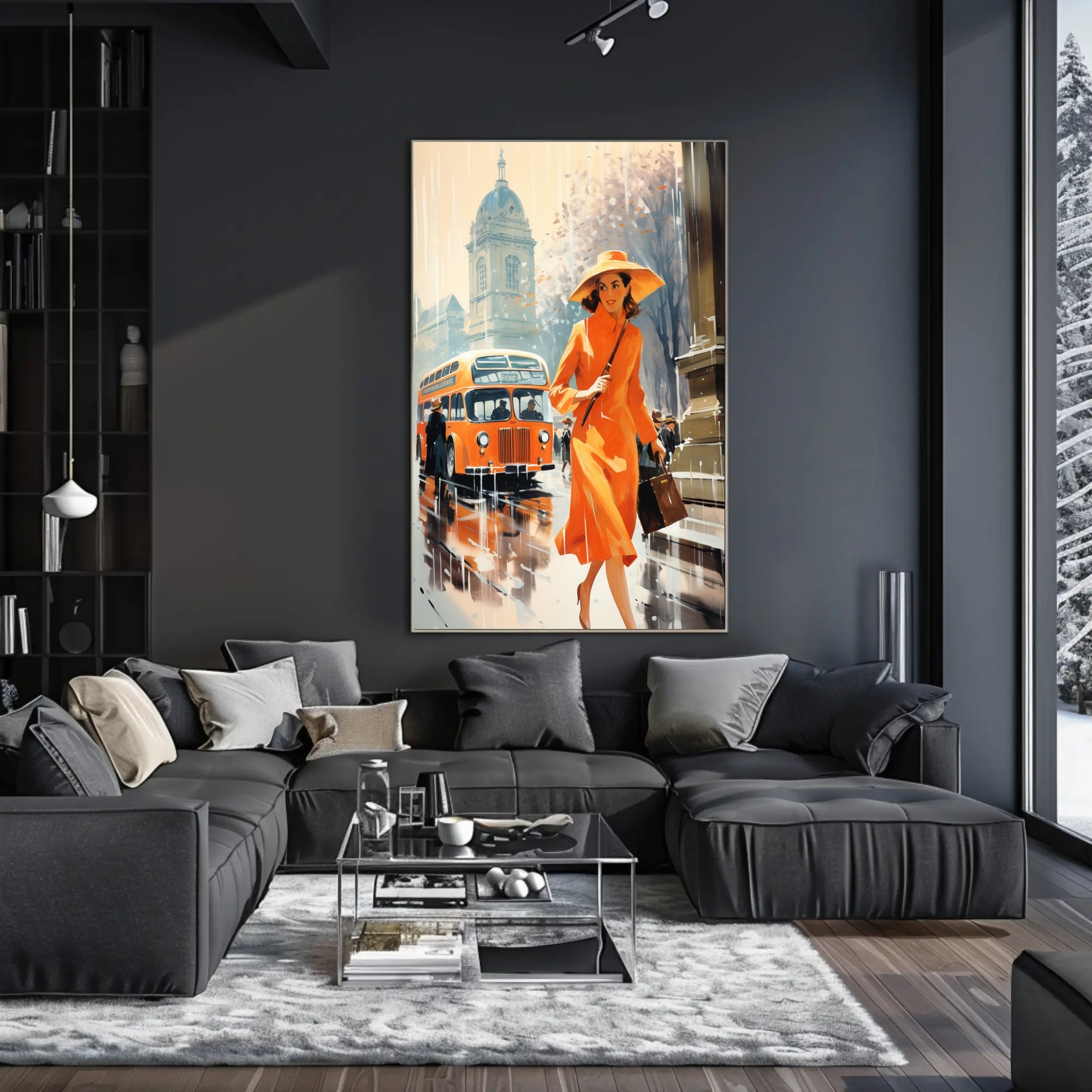 Autumn In The City Poster PosterGoat