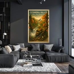 Cuyahoga Valley Where Nature Breaks Free Poster