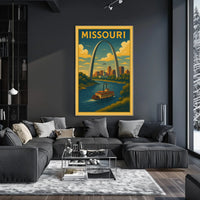 Missouri Riverfront Poster