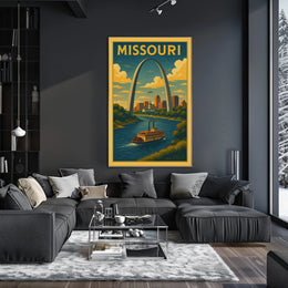 Missouri Riverfront Poster