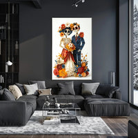 Vibrant Day of the Dead Celebration Cultural or Heritage Poster
