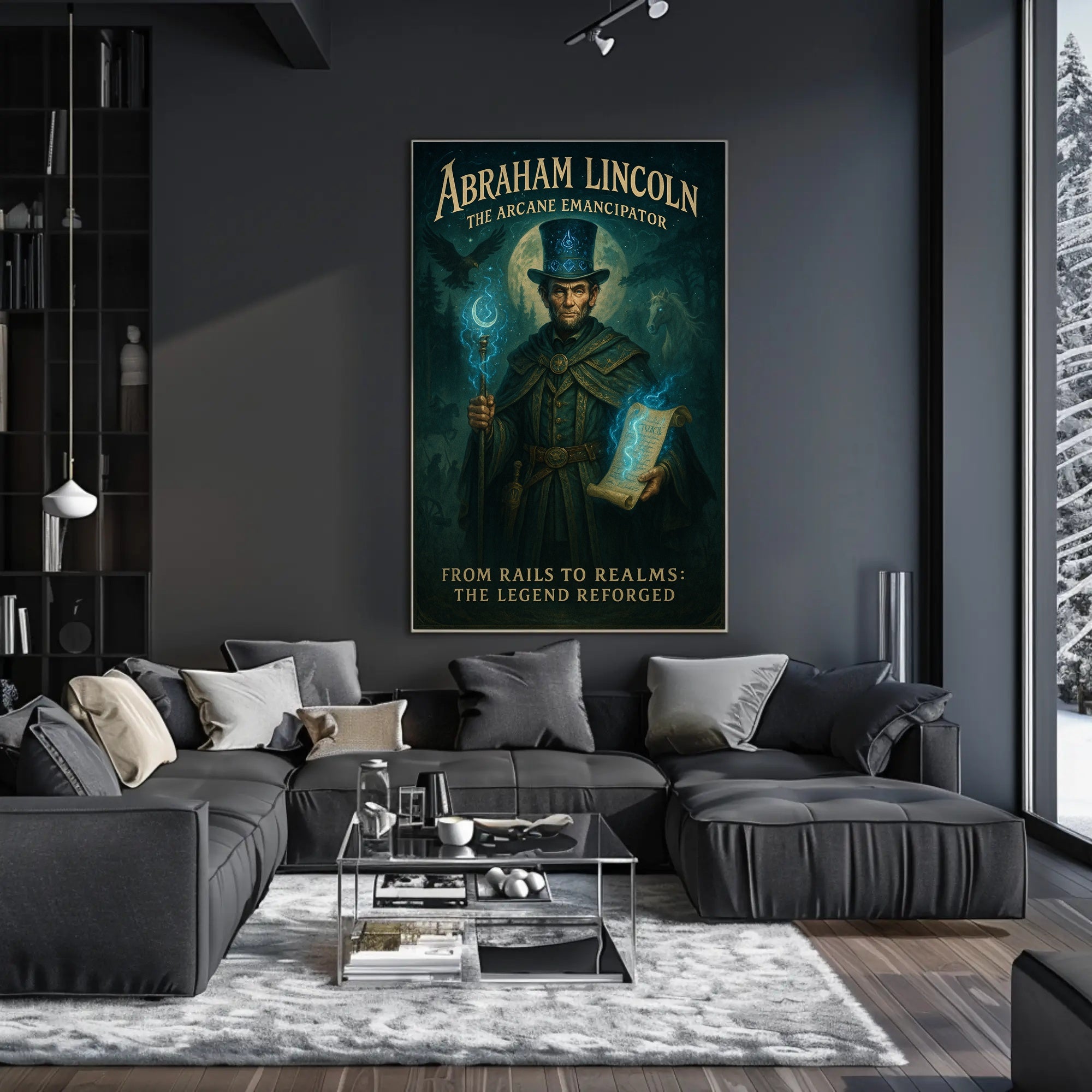 Abraham Lincoln The Arcane Emancipator Poster PosterGoat