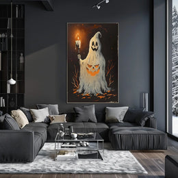 The Haunted Pumpkin Spirit Poster