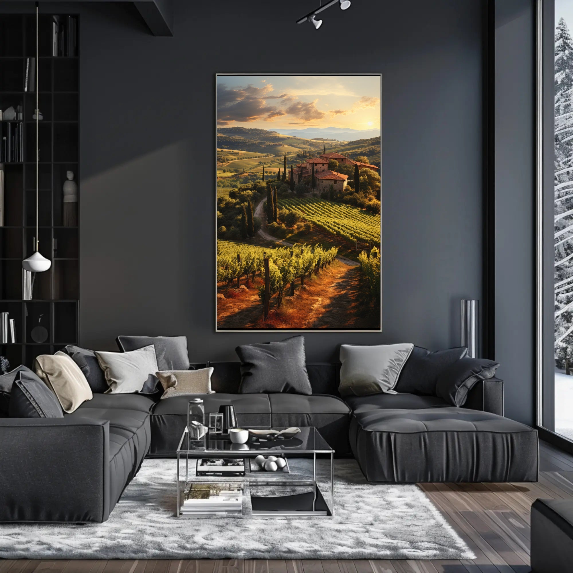 Tuscany Countryside Tranquil Escape Travel Poster