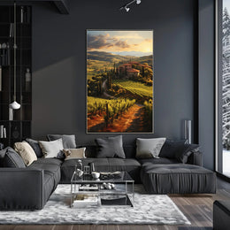 Tuscany Countryside Tranquil Escape Travel Poster