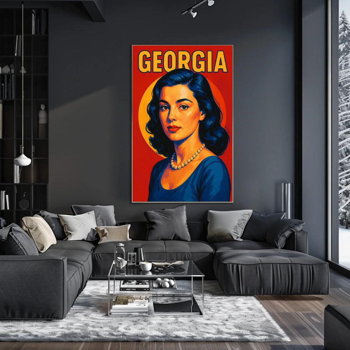 Georgia A Vibrant Portrait Poster