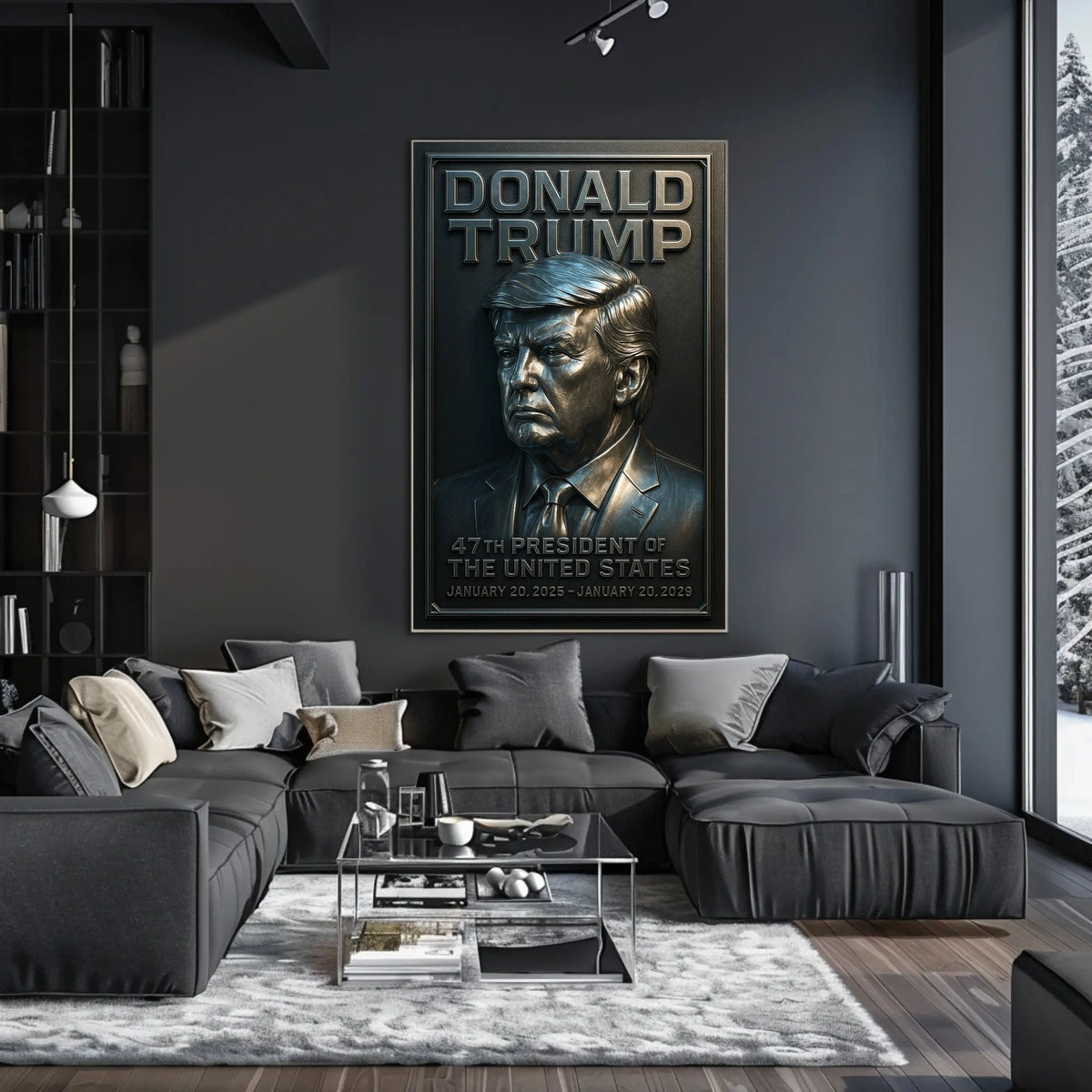 Trump Legacy Relief Patriotic Cinematic Poster