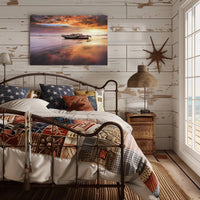 Tranquil Sunset Reflection Poster