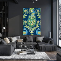 Majestic Peacock Elegance William Morris Art Poster