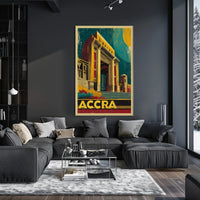Accra Architectural Poster