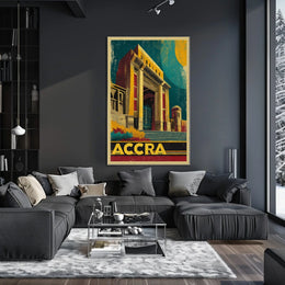 Accra Architectural Poster