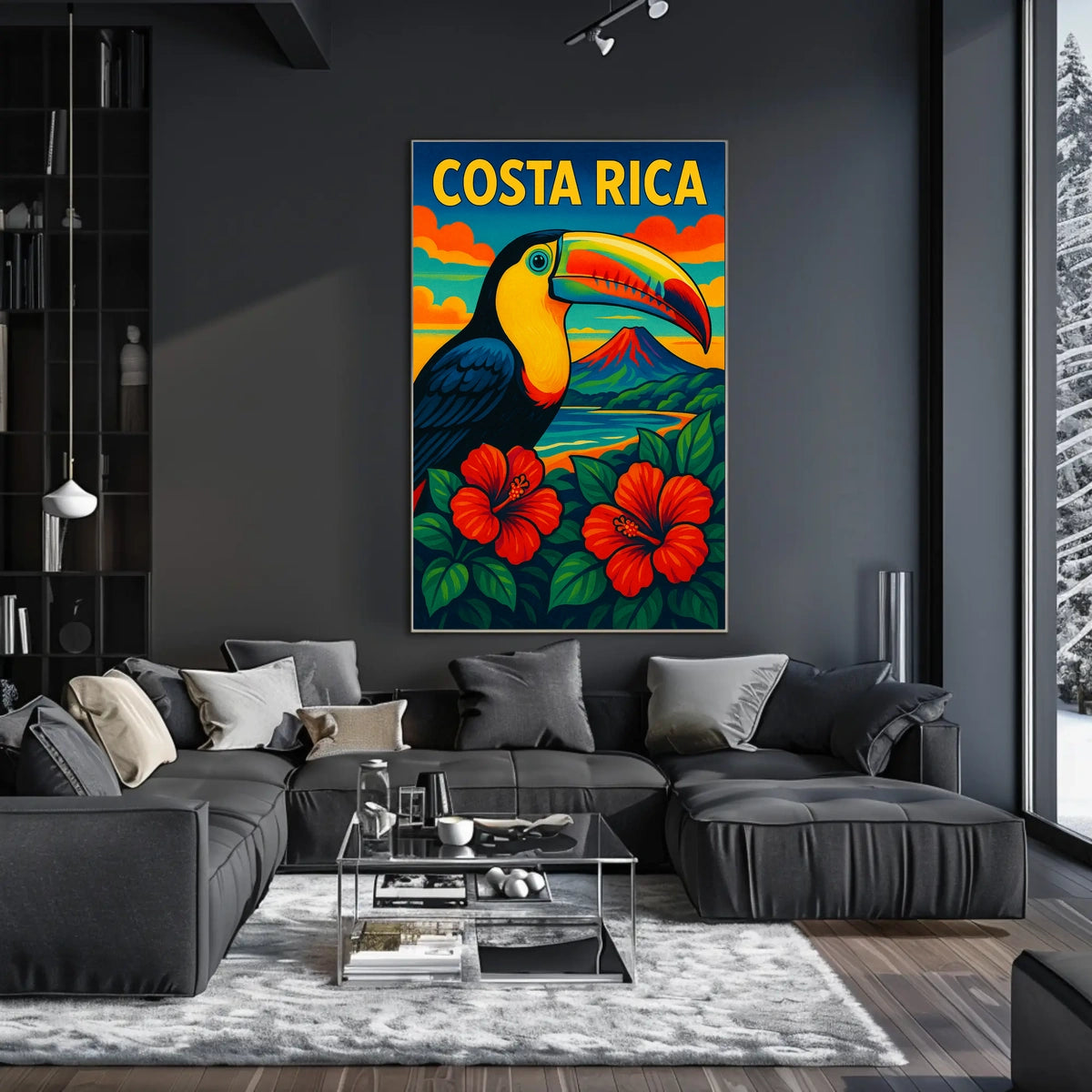 Costa Rica Travel Poster