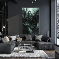 Kraken Unleashed: Epic Sea Creature Poster Art PosterGoat