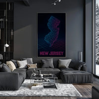 New Jersey A Digital Perspective Poster