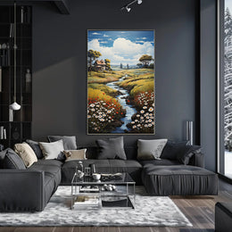 Timeless Pastoral Landscape Artwork for Home Decor Poster