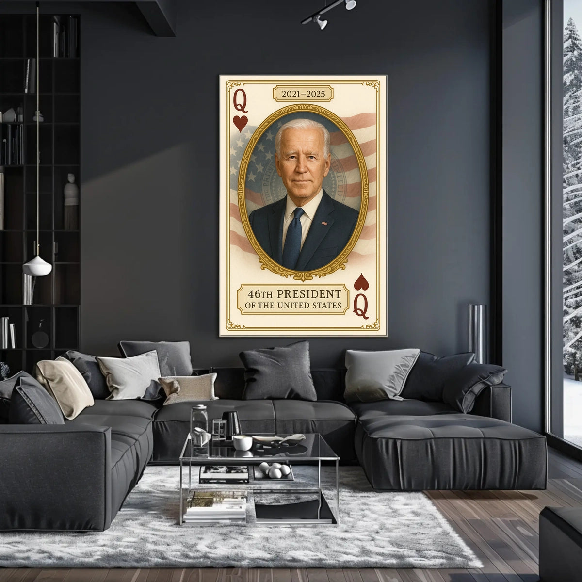 Portrait Of The 46th President Of The United States Poster