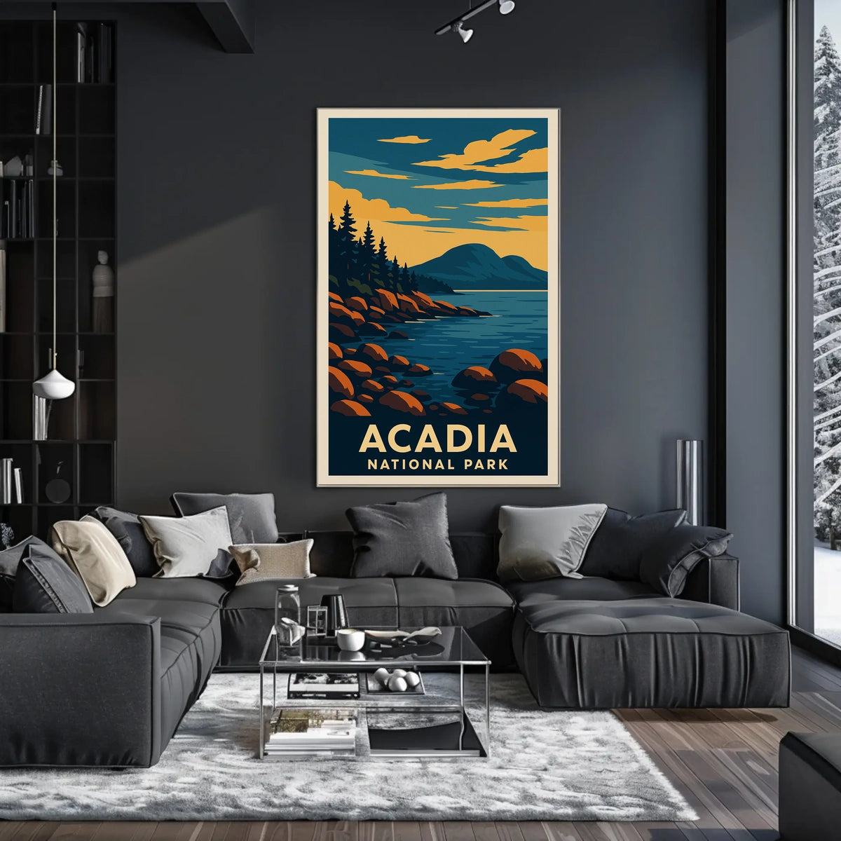 Acadia National Park Scenic Wanderlust Poster