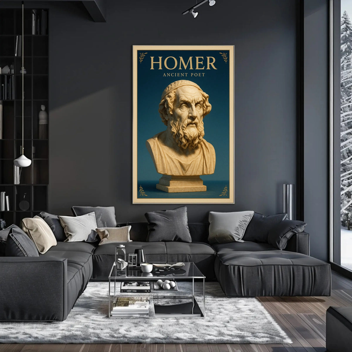 Homer Ancient Poet Poster
