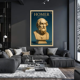 Homer Ancient Poet Poster