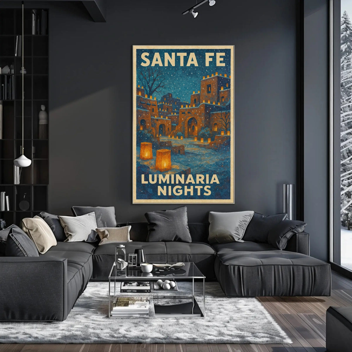 Santa Fe Luminaria Nights Poster