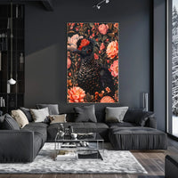 Floral Majesty Wall Art Print for Home Decor