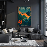 American Samoa: Hidden Gem National Park Poster