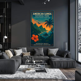 American Samoa: Hidden Gem National Park Poster