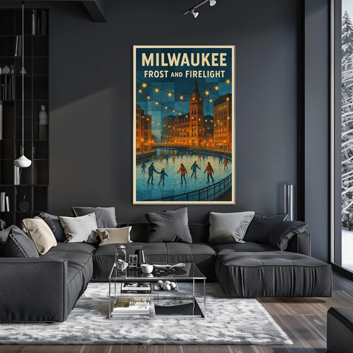 Milwaukee Frost And Firelight Poster