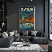 Milwaukee Frost And Firelight Poster