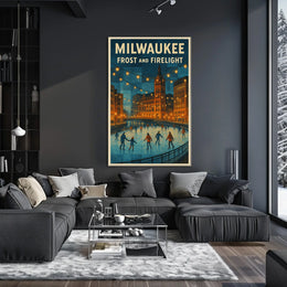 Milwaukee Frost And Firelight Poster