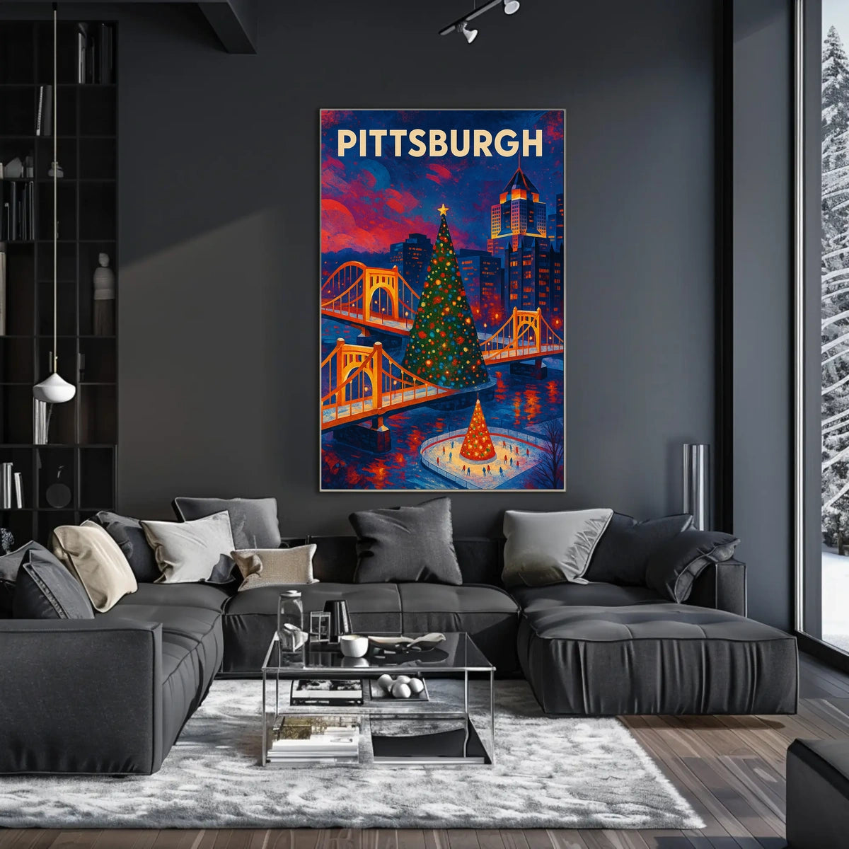 Pittsburgh Winter Wonderland Poster