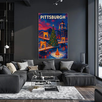Pittsburgh Winter Wonderland Poster