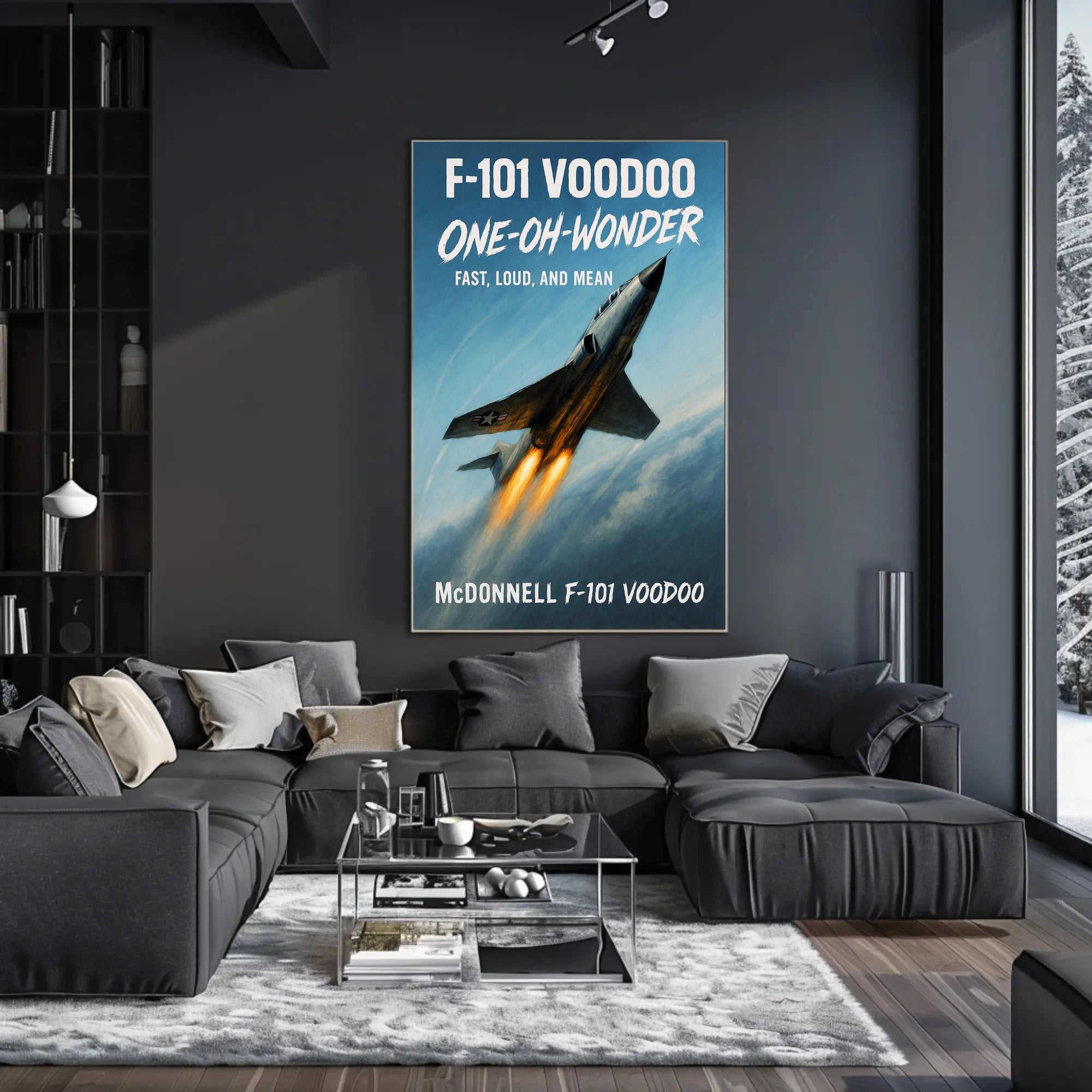 F-101 Voodoo One-Oh-Wonder Poster PosterGoat