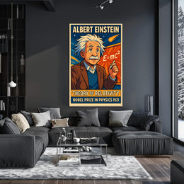 Albert Einstein Theory Of Relativity Poster
