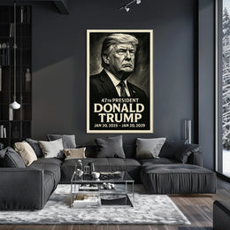 Donald Trump 47th President Poster