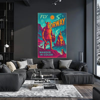 Explore Norway Wander in Color Poster