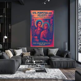 Saints Perpetua And Felicity Martyrs Poster