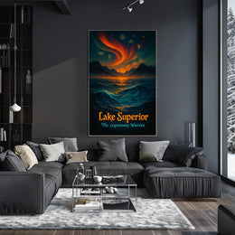 Lake Superior The Legendary Waters Poster