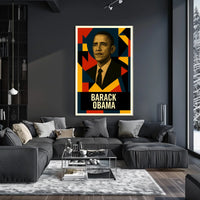 Barack Obama 44th President of the United States Abstract Pop Poster
