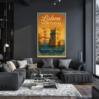 Lisbon, Portugal A Journey Through Time and Tide Poster