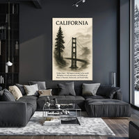California The Golden State Poster PosterGoat