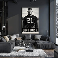Jim Thorpe Legendary Athlete Poster